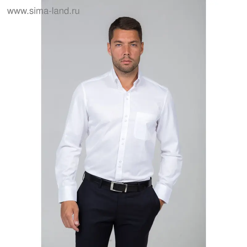 Рубашка мужская William Hurd WH-152171-SL39, normal fit, размер 44