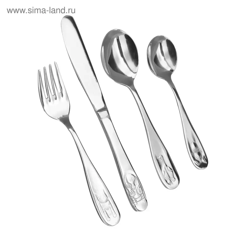 Набор детский Regent inox Bimbo, 4 предмета