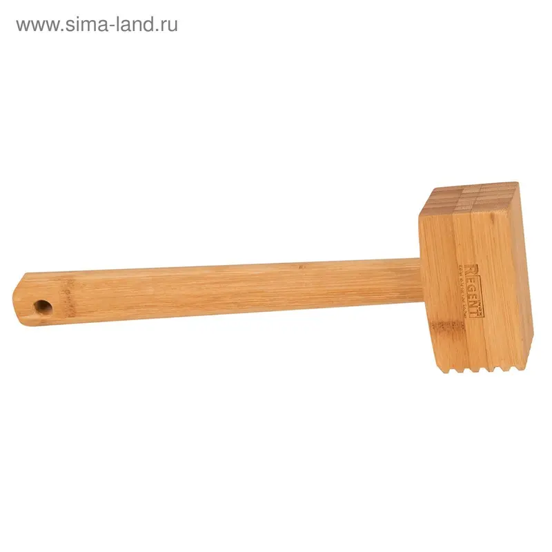 Молоток для отбивания Regent inox Bamboo, размер 28х8.5х4.5 см