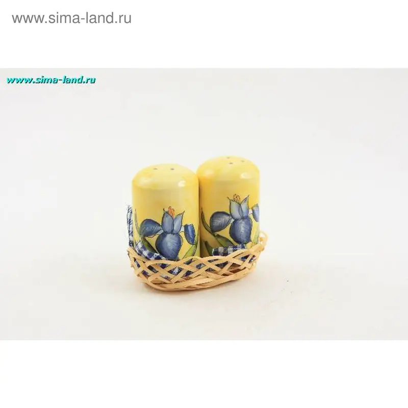 Набор для специй в корзинке "Ирис"