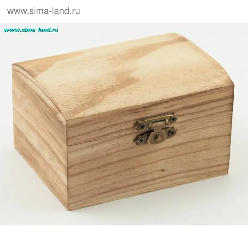 шкатулка дерево тёмная 10*5,5*8 см (4 шт) (бокс 180 шт)