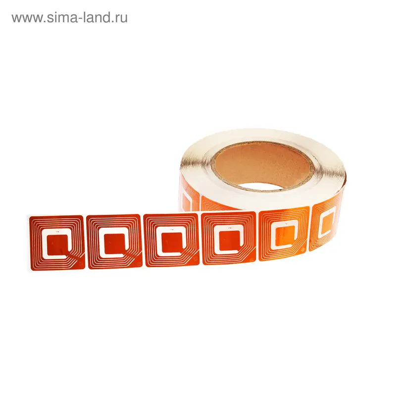 Этикетка радиочастотная 4*4, рулон 1000 шт