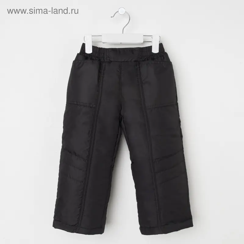 Брюки для мальчика, рост 92 см, цвет чёрный БМ-7/27