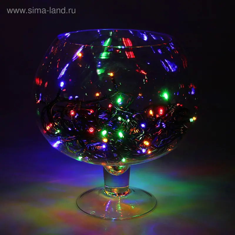 НИТЬ, УМС, 10 м, Н.Т., LED-100-24В, б/контр., МУЛЬТИ