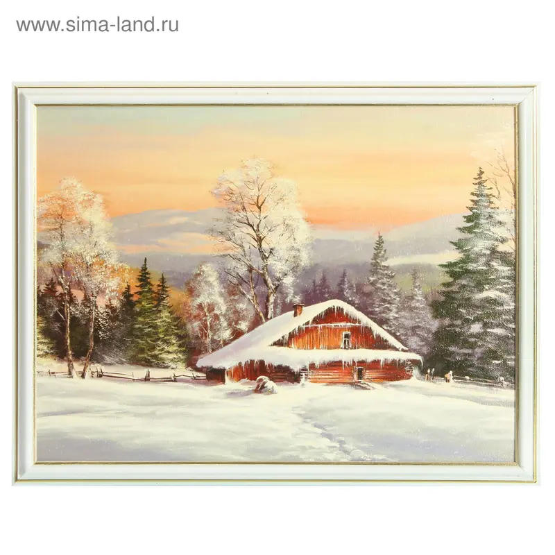 Картина "Зима" 33х43 см