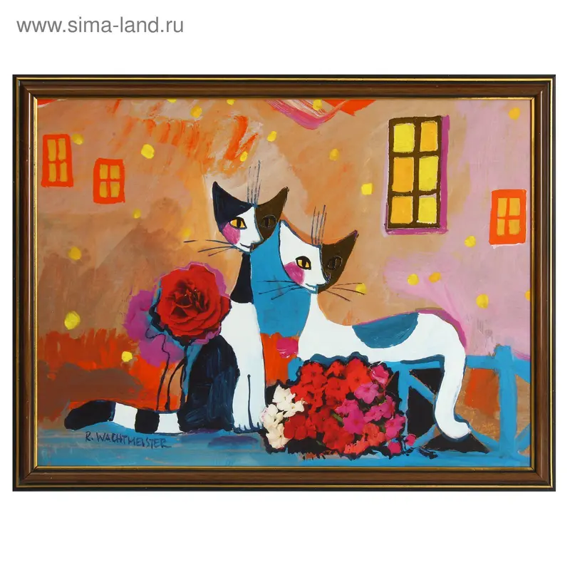 Картина "Кошки" 33х43 см