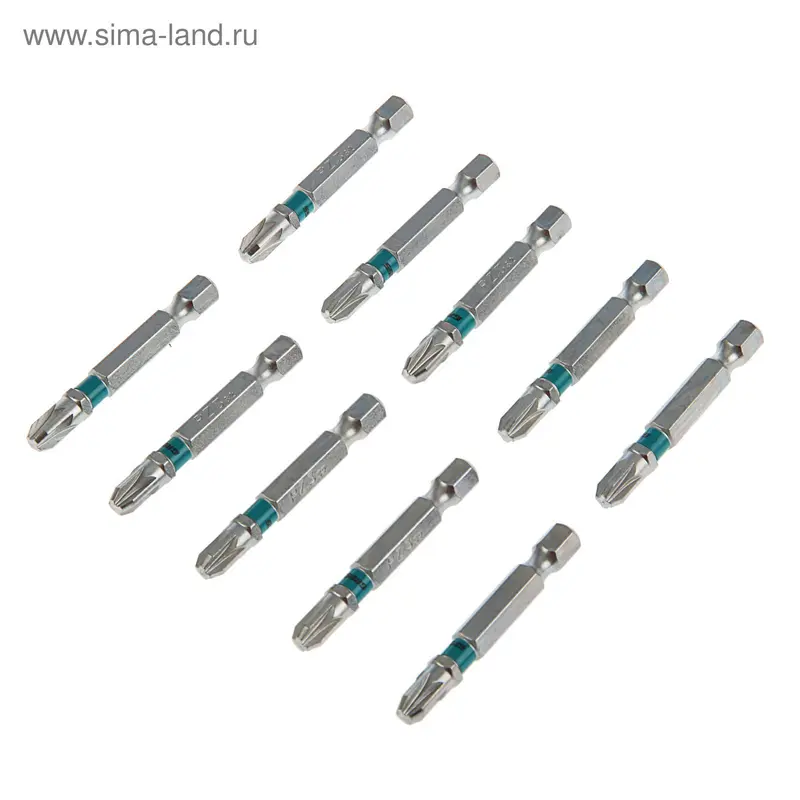 Набор бит GROSS 11346, PZ3х50, сталь S2, 10 шт