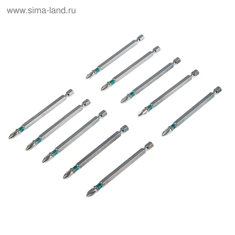 Набор бит GROSS 11379, PH2 х 90 мм, сталь S2, 10 шт