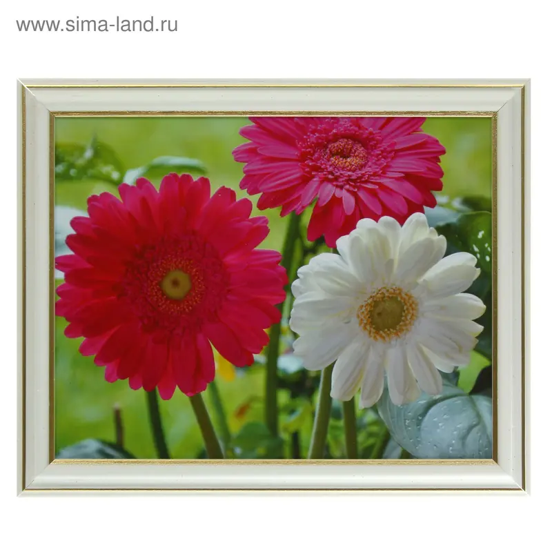 Картина "Цветы" 22х26 см