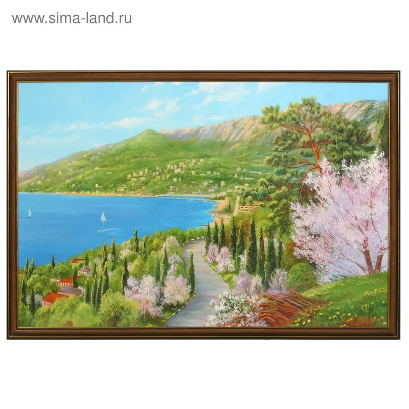 Картина "Цветочный сад" 43х63 см