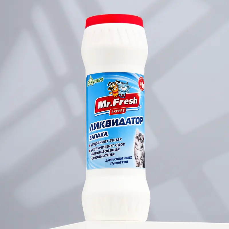 Ликвидатор запаха Mr.Fresh 2в1 для кошачьих туалетов, 500 г