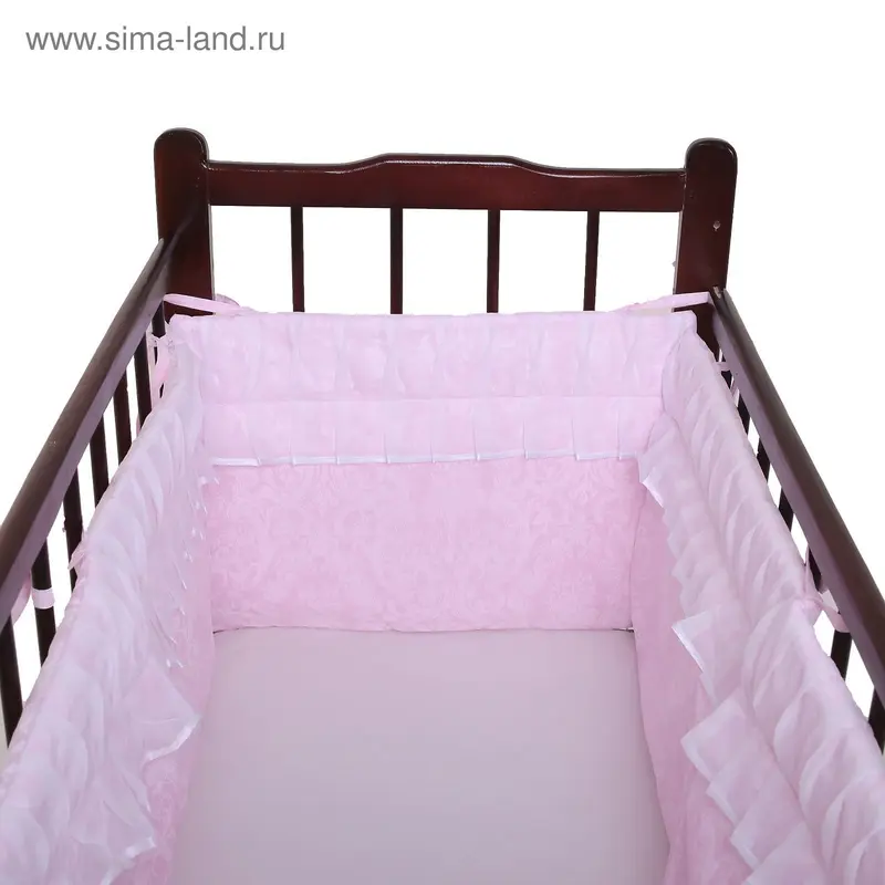 Борт (4 части), цвет розовый 18.47