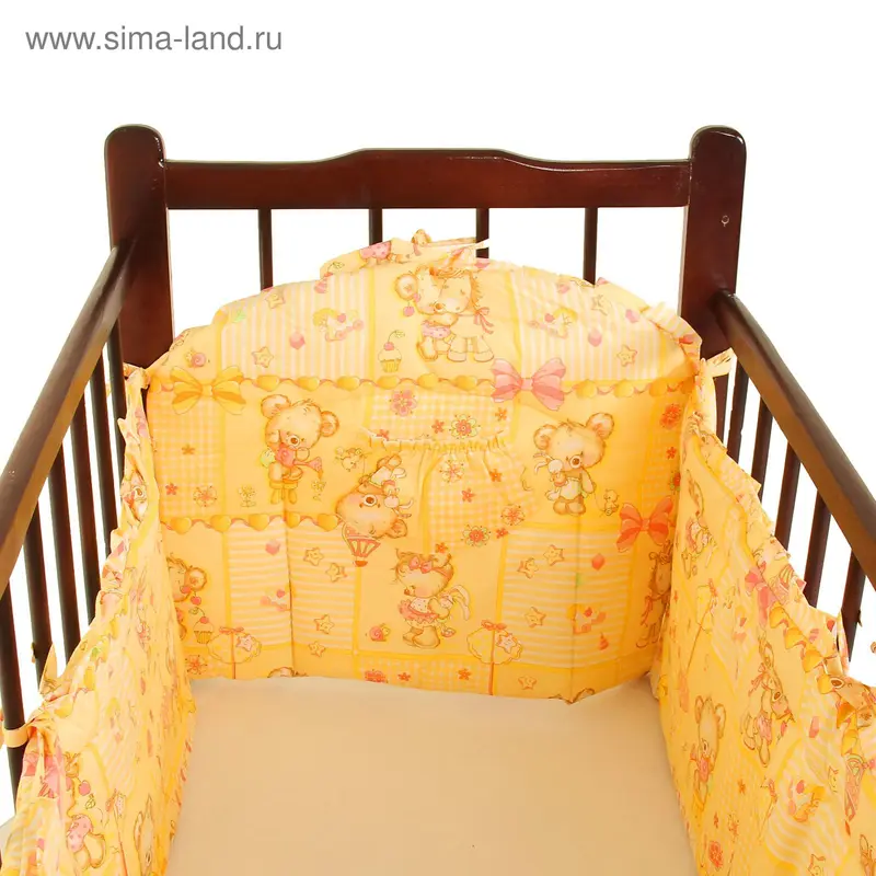 Борт (4 части), цвет бежевый микс 18.4