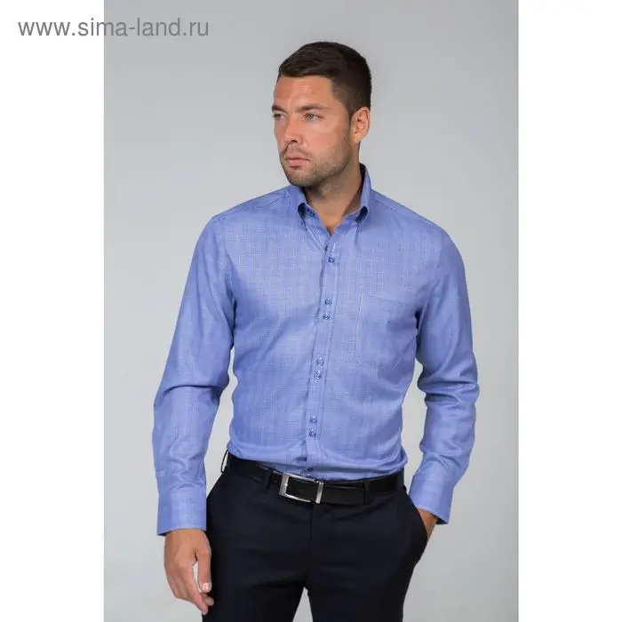 Рубашка мужская John Jeniford JJcy-152164-SL39, normal fit, размер 42