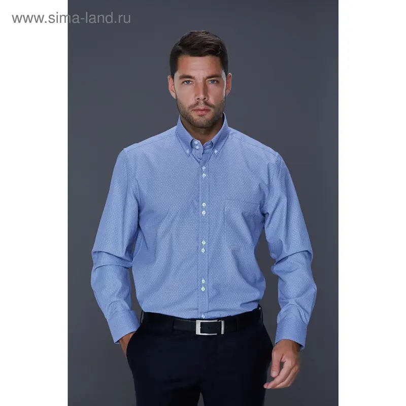 Рубашка мужская John Jeniford JJcy-152409-SL24, slim fit, размер 41