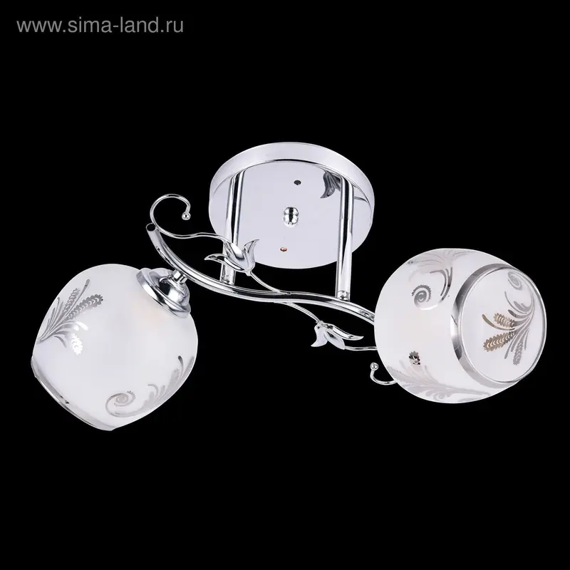 Люстра "Миссури" 2 лампы E27 60W хром