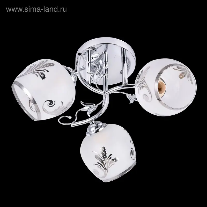 Люстра "Миссури" 3 лампы E27 60W хром