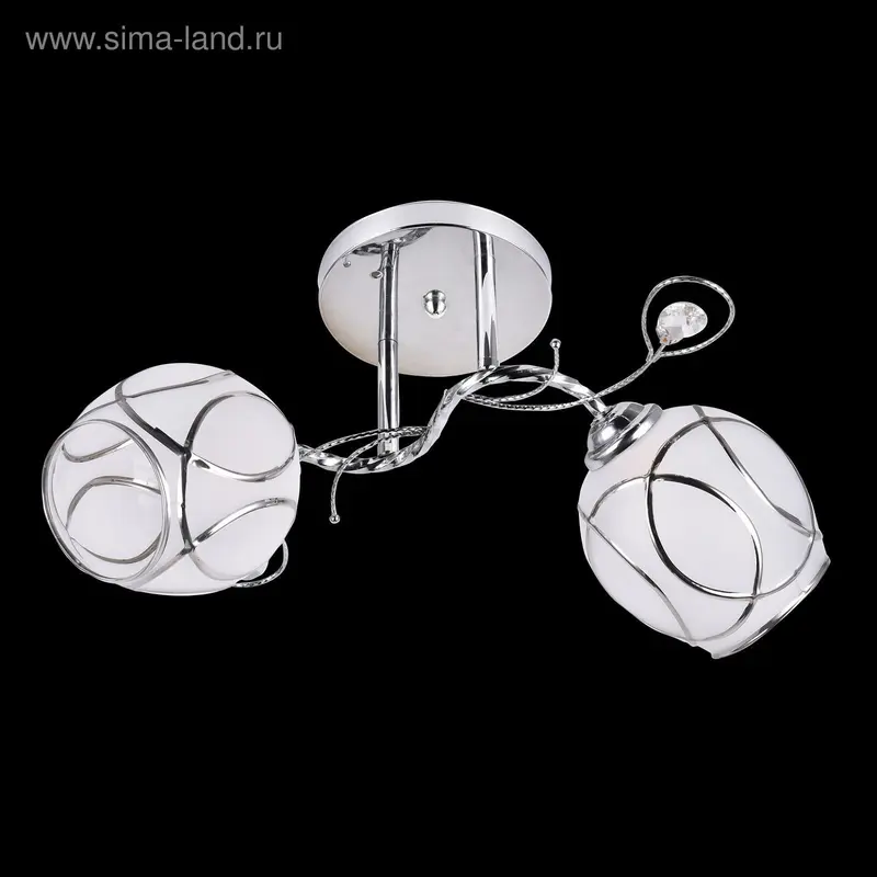Люстра "Астрид" 2 лампы E27 60W хром