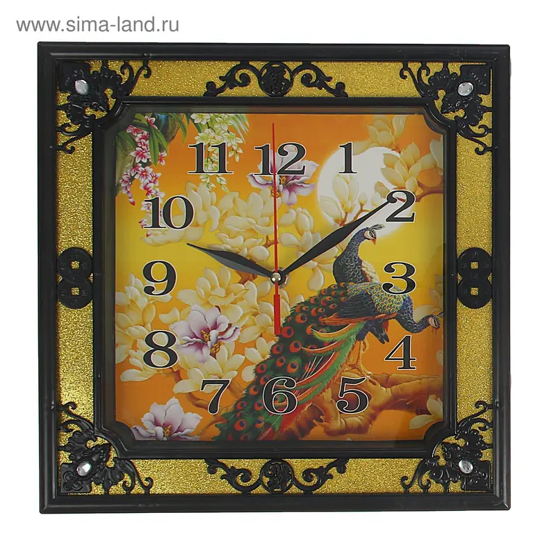 Часы настенные "Блестки", 31х31 см