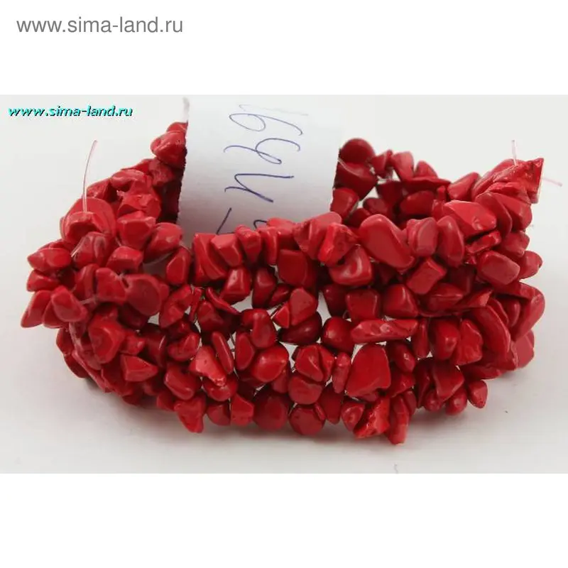 Браслет из коралловой крошки