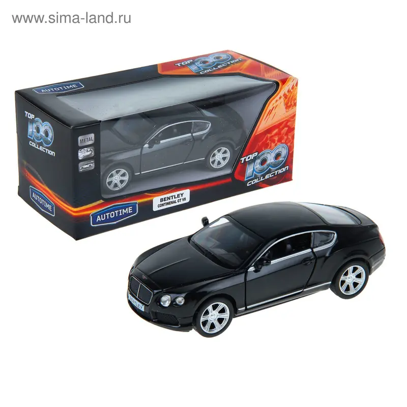 Машина металлическая Bentley Continental GT V8