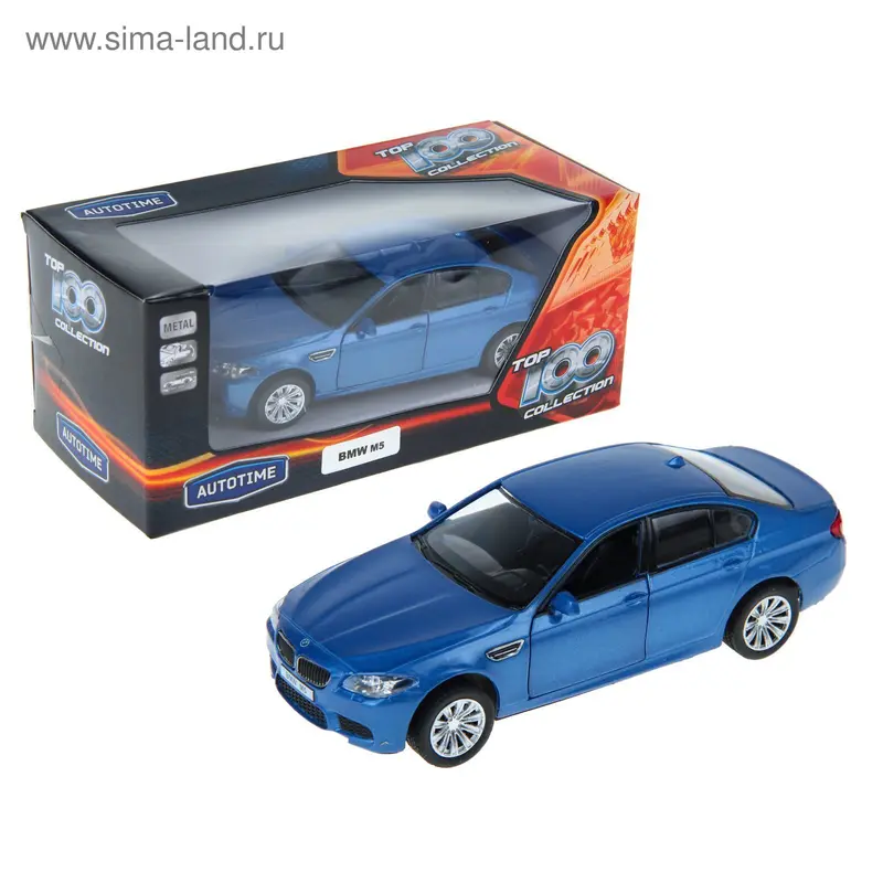 Машина металлическая BMW M5, масштаб 1:32, МИКС
