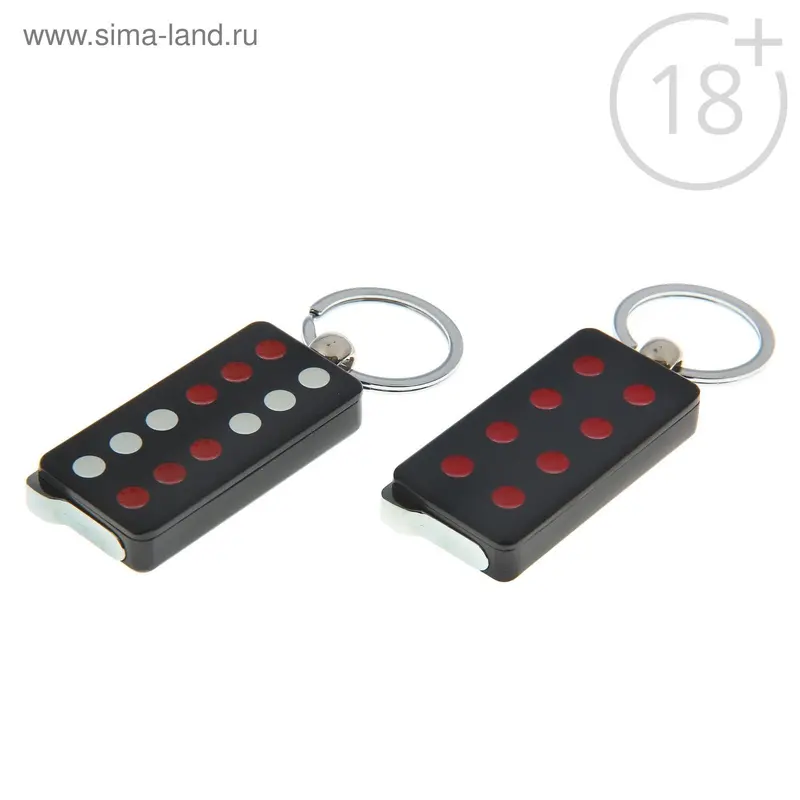 Зажигалка «Домино», пьезо, 6х2.5 см