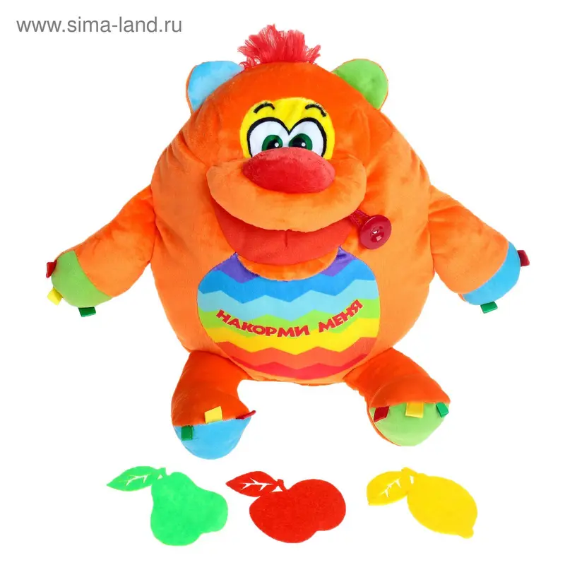 Мягкая игрушка "Мишка развивашка", 38 см