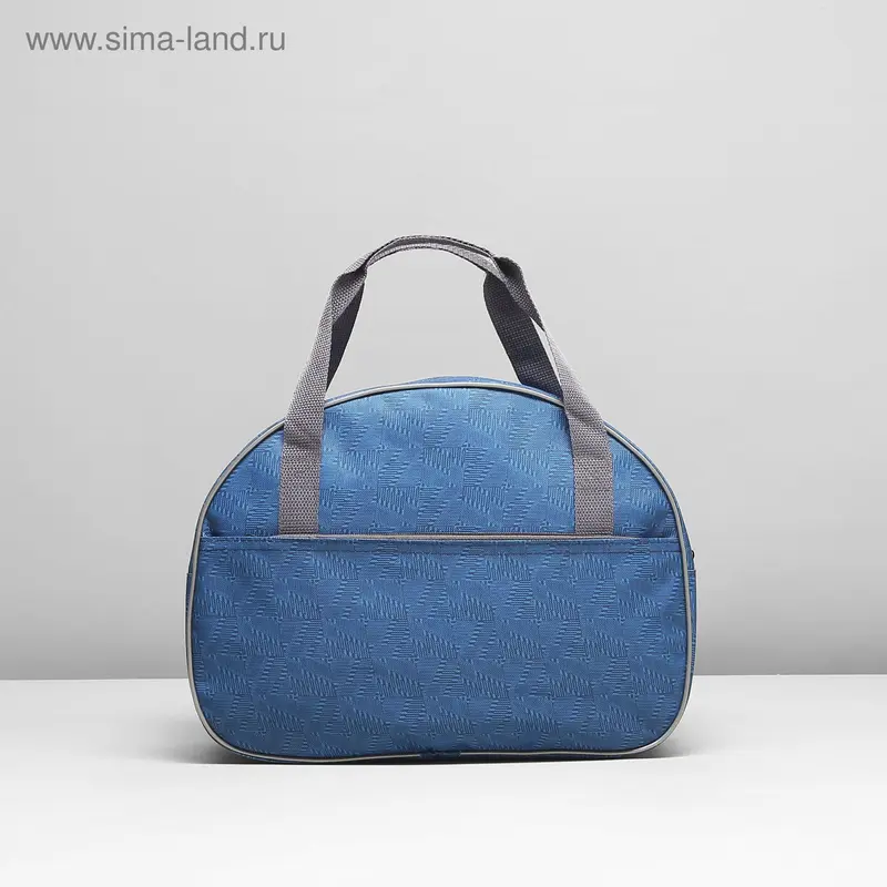 Саквояж ССД-02о, 39*14*29, клетка синий