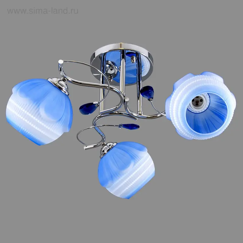 Люстра "Абера" 3 лампы МИКС 220V 40W E27