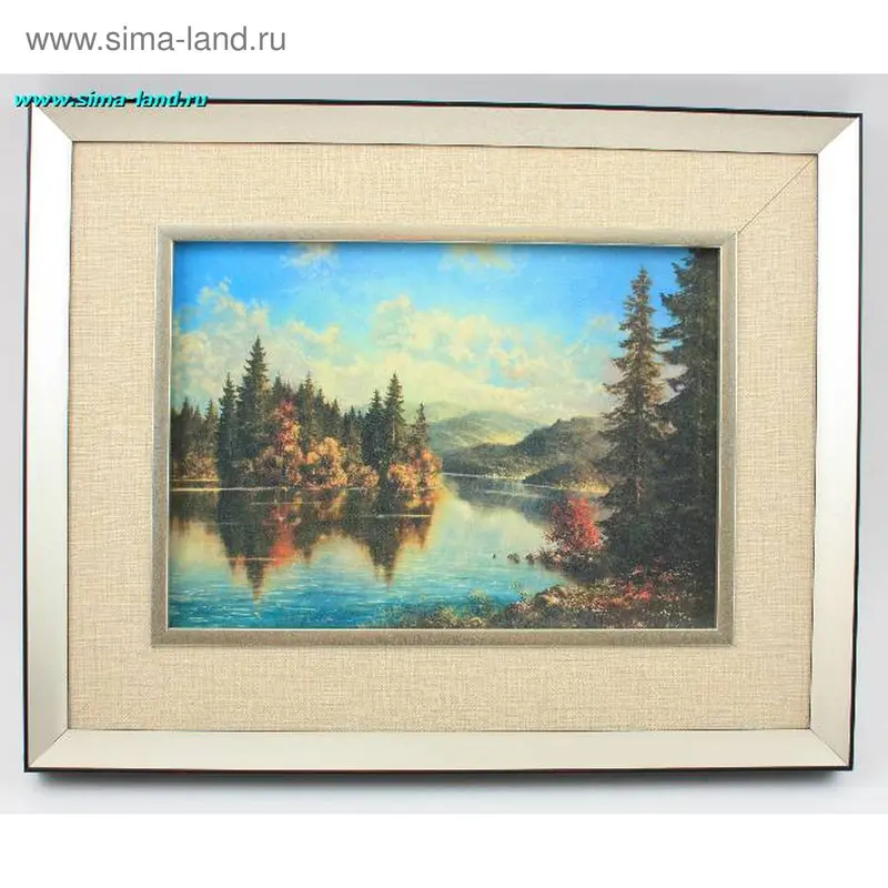 картина двойная 40*50 см облака (бокс 30шт)