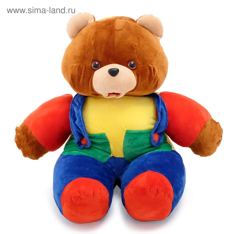 Мягкая игрушка "Мишка с карманами" 65см Ф935