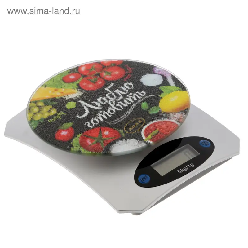 Весы электронные кухонные "Люблю готовить", на 5 кг