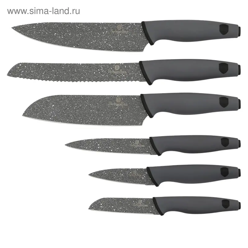 Набор ножей Granit Diamond Line Grey, 6 предметов