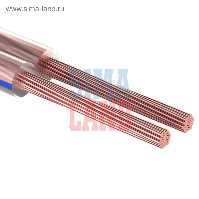 Акустический кабель Cablexpert CC-TC2x1,5-20M, прозрачный, 20 м, бухта