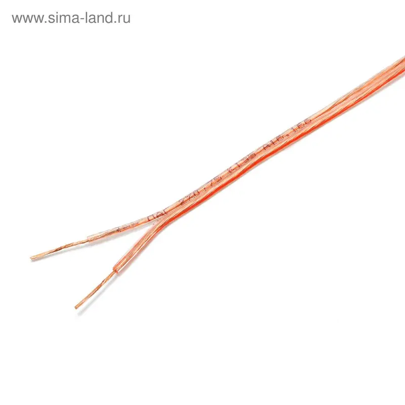 Акустический кабель Cablexpert CC-TC2x0,75-30M, прозрачный, 30 м, бухта