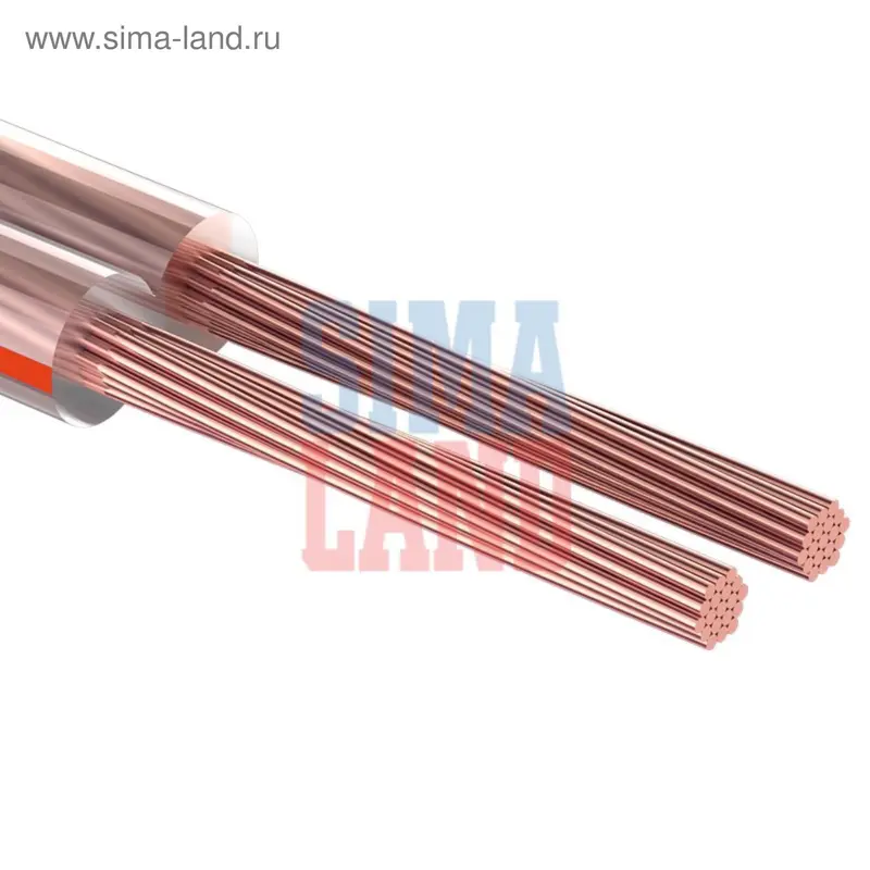 Акустический кабель Cablexpert CC-TC2x0,75-50M, прозрачный, 50 м, на катушке