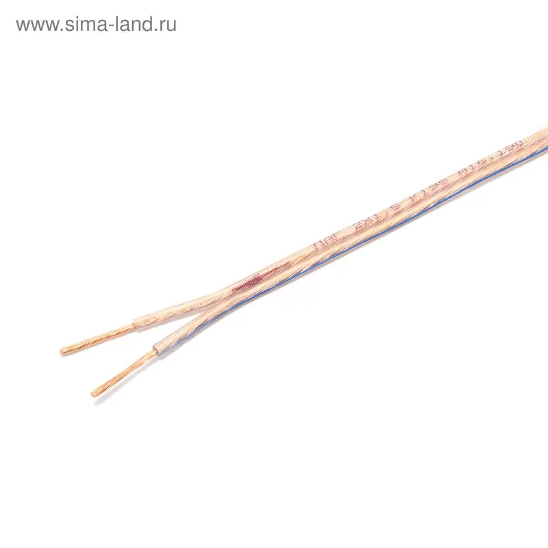 Акустический кабель Cablexpert CC-TC2x1,5-50M, прозрачный, 50 м, на катушке