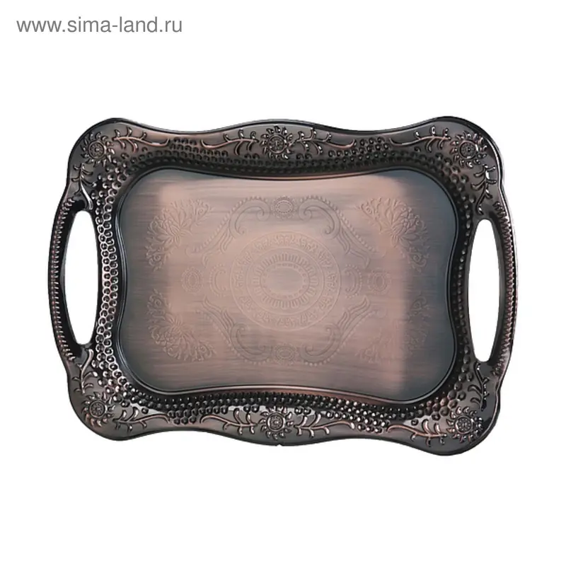 Поднос сервировочный 43,5×30×3 см. упаковочный пакет