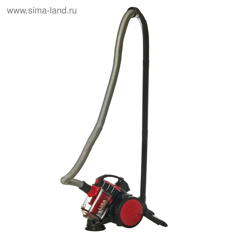 Пылесос LIRA LR 1004, 1800/350 Вт, 2 л, красный