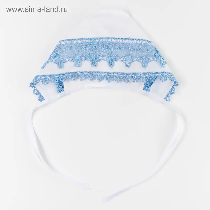 Чепчик с кружевом, размер 38, цвет МИКС 00204-08_М