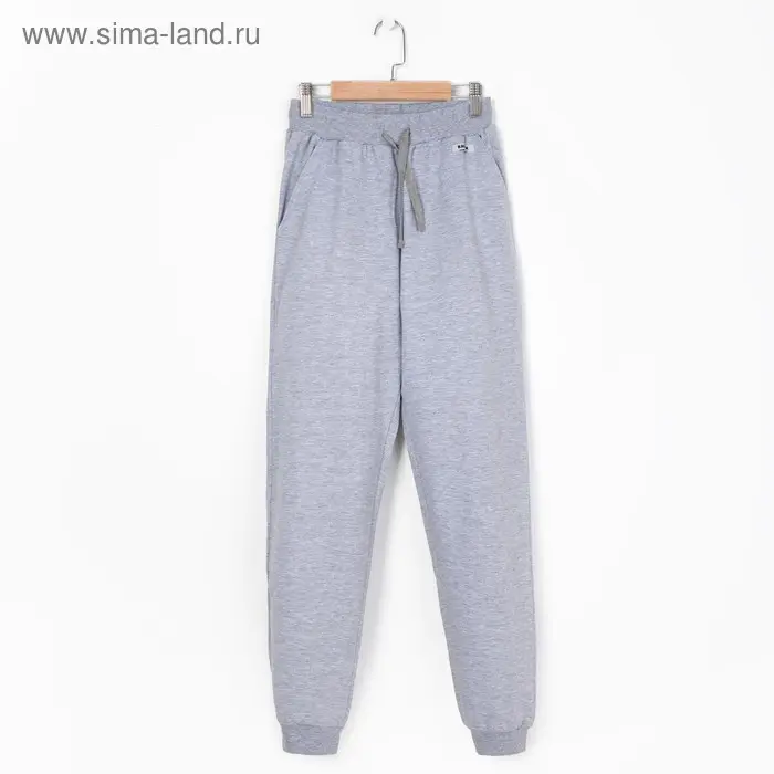 Брюки мужские KAFTAN basic (Б1) р-р L(48), меланж, хлопок 100%