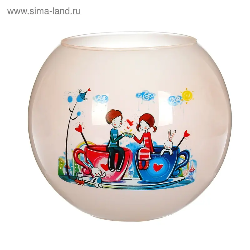 Ваза "Серенада" шаровая 13*14,5 см 1,4 л