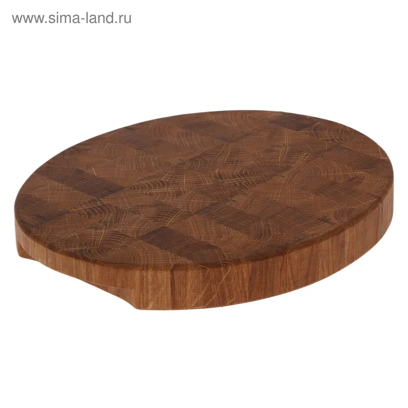 Доска разделочная (торцевая), дуб, 32х27х3,5 см