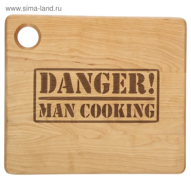 Доска разделочная (продольная), дуб, 32х28х2 см