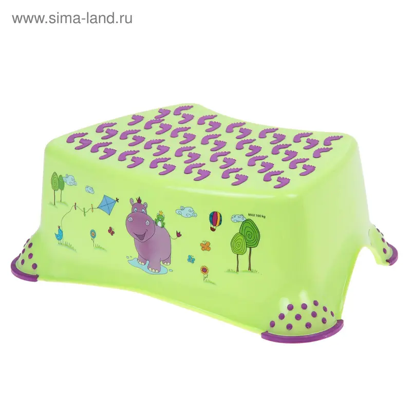 Подставка детская Hippo, цвет лайм