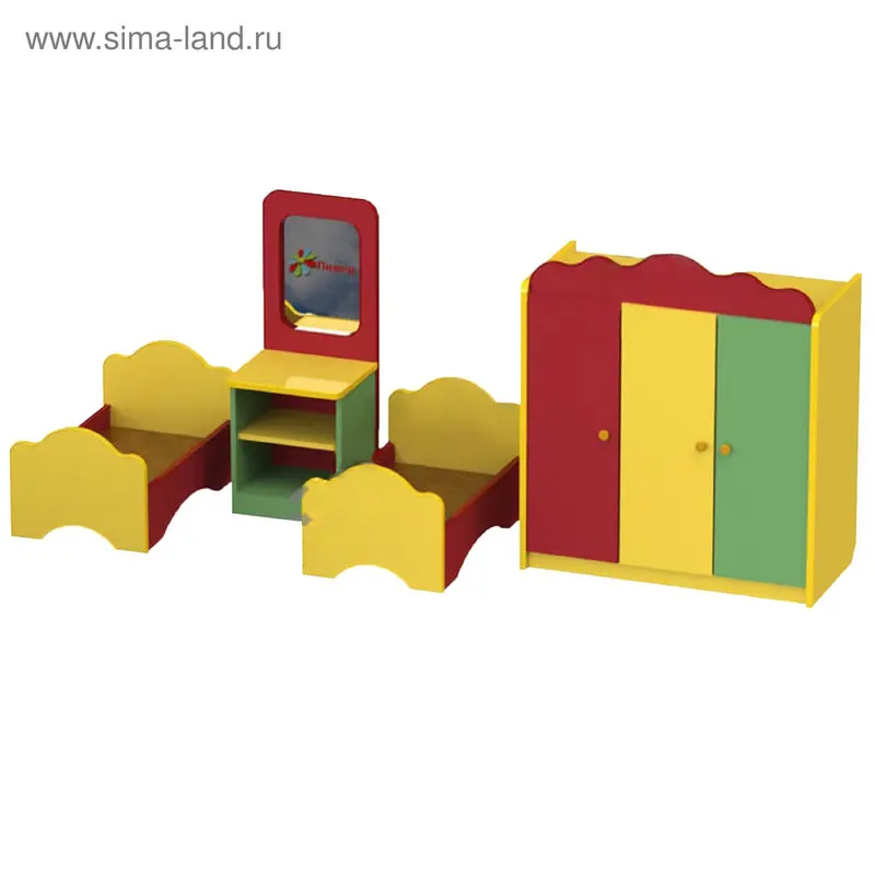 Набор игровой мебели "Спальня", МИКС