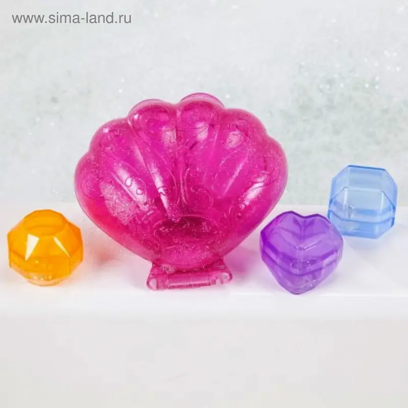Игрушка для ванной «Ракушка с весёлыми кристаллами», от 18 мес