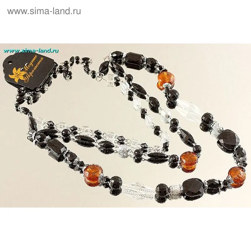 Бусы из кристаллов