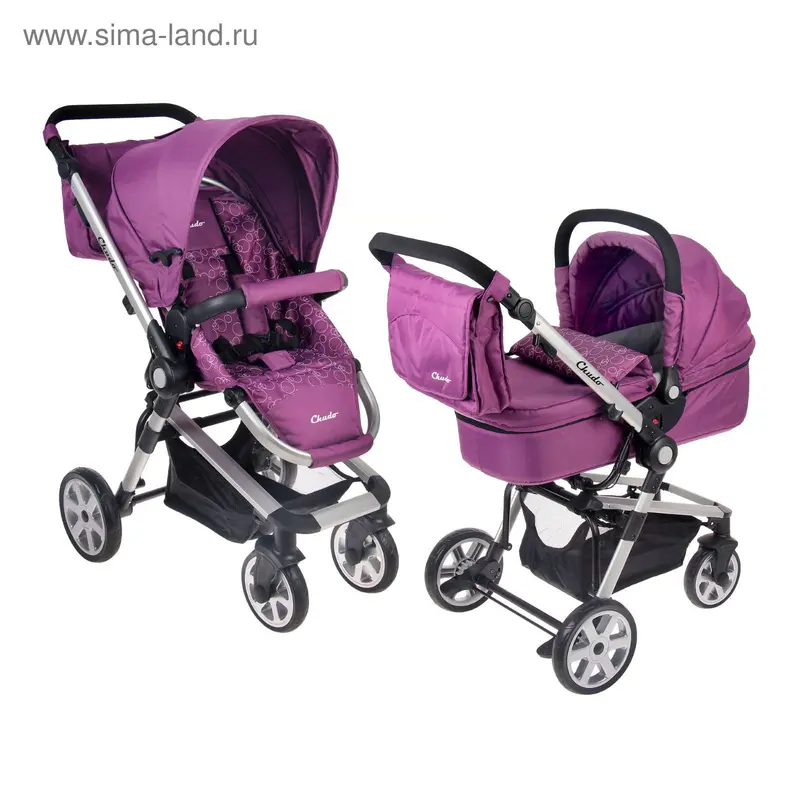 Детская модульная коляска 2 в 1 Chudo